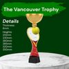 Vancouver Tennis Racket and Ball Gold Cup Trophy