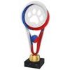 Milan Paw Print Red and Blue Trophy