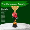 Vancouver Firefighter Helmet and Hose Gold Cup Trophy