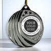 Vortex Logo Insert Silver Medal