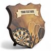 Heraldic Birchwood Darts Sepia Shield