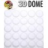 Acrylic Domed 50mm Self-Adhesive Covering