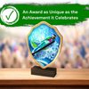 Arden Ski Jumping Real Wood Shield Trophy