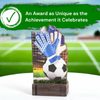 Shard Football Goalkeeper Eco Friendly Wooden Trophy