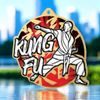 Aurum Kung Fu Stainless Steel Medal