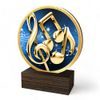 Holt Colour Music Notes Real Wood Trophy