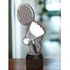 Frontier Classic Real Wood Badminton Trophy