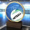 Holt Colour Netball Real Wood Trophy