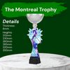 Montreal Ice Hockey Snowflake Silver Cup Trophy