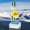 Cerro Custom Logo Acrylic & Glass Skiing Trophy