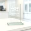 Aurora Glass Engraved Glass Award