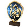 Arden Music Real Wood Shield Trophy