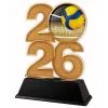 Volleyball Year Trophy – Sports Award with Year Selection