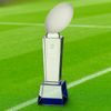 Tribute Crystal Rugby Trophy