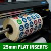 Flat Printed 25mm Logo Insert Centres