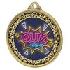 Quiz Night Colour Texture 3D Print Gold Medal