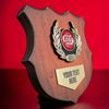 Heraldic Red Birchwood Logo Insert Shield