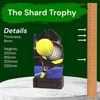 Shard Padel Tennis Eco Friendly Wooden Trophy