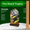 Shard Motocross Eco Friendly Wooden Trophy