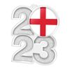 England Flag Acrylic 2023 Medal