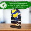 Shard Volleyball Eco Friendly Wooden Trophy