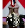 Hercules Texture Print Chess Medal