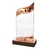 United Acrylic Wood Classic Fishing Trophy