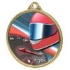 Motor Racing Colour Texture 3D Print Gold Medal