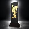 Shadowline Basketball Women’s MVP Trophy – Stainless Steel Award