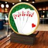 Holt Colour Playing Cards Real Wood Trophy