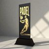 Shadowline Male Padel Metal Trophy