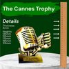 Cannes Classic Microphone Singing Trophy