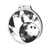 Habitat Classic Tenpin Bowling Silver Eco Friendly Wooden Medal