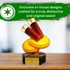 Grove Clay Pigeon Skeet Real Wood Trophy