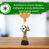 Vancouver Classic Football Boot and Ball Gold Cup Trophy