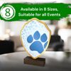 Arden Paw Print Real Wood Shield Trophy