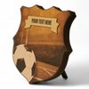 Heraldic Birchwood Football Sepia Shield