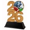 American Football Year Trophy – Sports Award with Year Selection