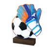 Sierra Football Goalkeeper Real Wood Trophy