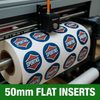 Flat Printed 50mm Logo Insert Centres