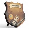 Heraldic Birchwood Pool Sepia Shield