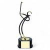 Valencia Golfer Handmade Metal Trophy
