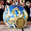 Aurum Music Stainless Steel Logo Insert Medal
