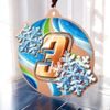 Aurum 3rd Place Winter Snowflake Bronze Stainless Steel Medal
