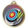 Archery Colour Texture 3D Print Gold Medal