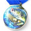 Vulcan Fishing Gold Texture Print Medal