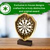 Arden Classic Darts Real Wood Shield Trophy