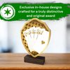 Arden Classic Poker Card Games Real Wood Shield Trophy