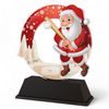 Santa Baseball Christmas Trophy