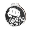 Habitat Classic Karate Silver Eco Friendly Wooden Medal